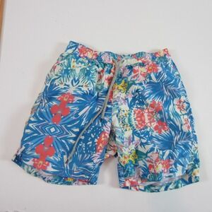 Maamgic Men's Swim Shorts Trunks XS Floral Hawaiian Multicolored